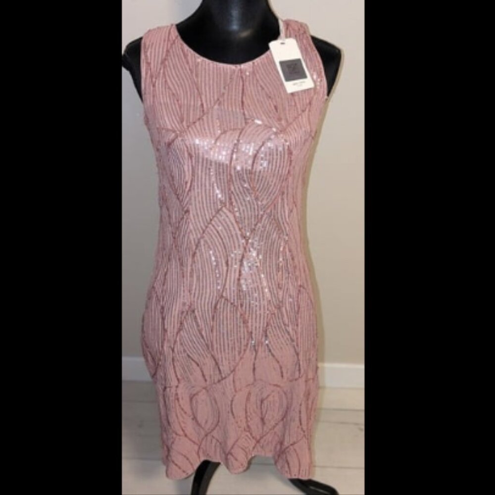 NWT Grace Karin Pink Sequin Special Occasion - Party - Mother of Bride Dress S